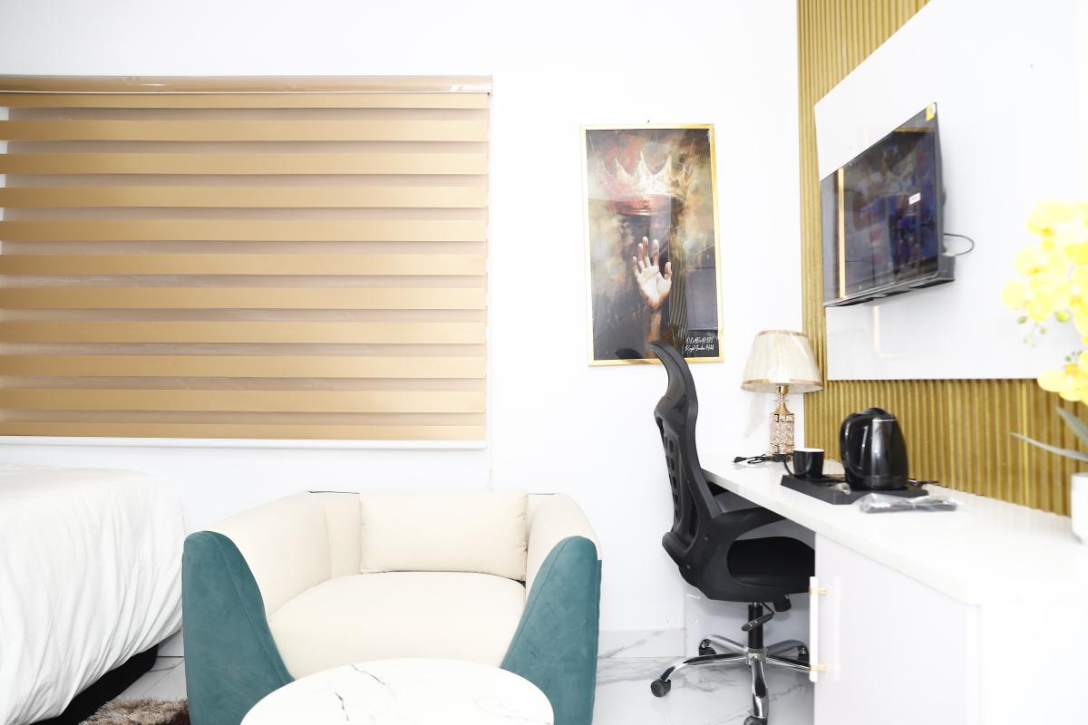 Hotel Room Background Image